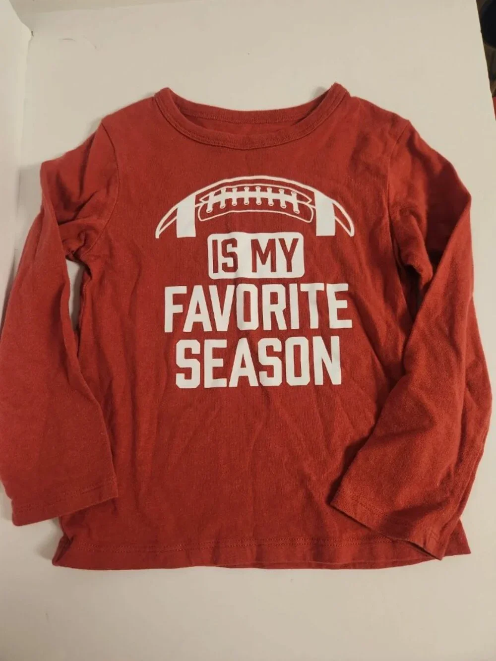 The Children's Place Football Season Long Sleeve Shirt 3t